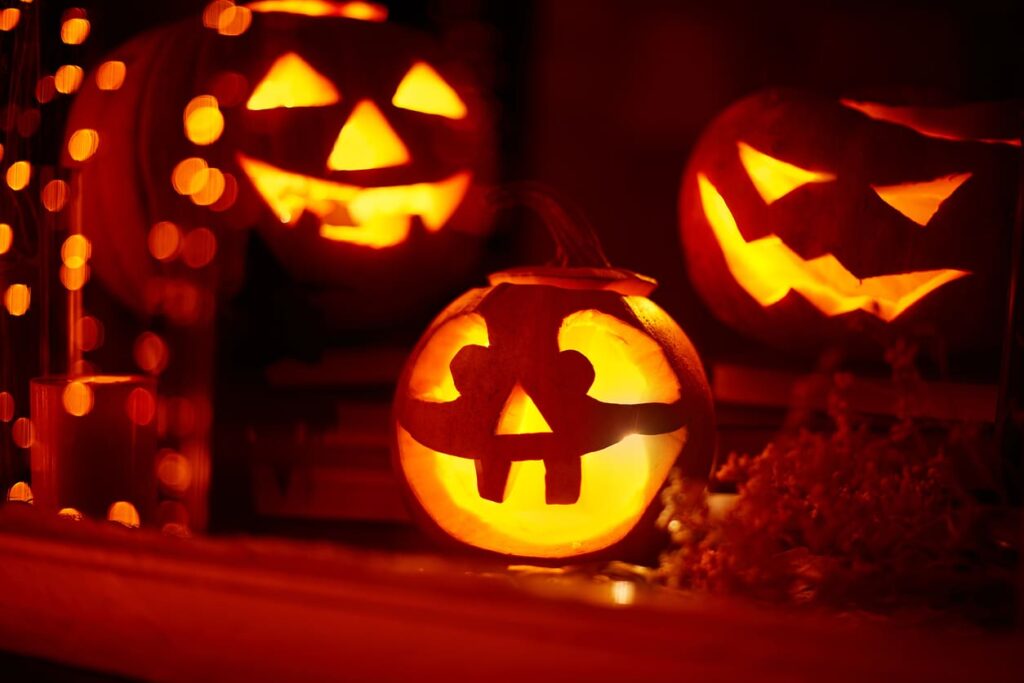 Symbols of spooky holiday